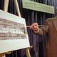 Farouk El-Baz, director of Boston University's Center for Remote Sensing, points to a chart showing attendance density at Washington's Million Man March as determined by his department during a new conference in Boston Friday morning, Oct. 27, 1995. El-Baz estimates an attendance of 837,214 with a 20 percent margin of error.